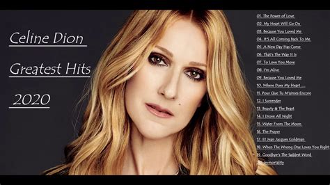 chansons celine dion|Celine Dion greatest hits 2022.